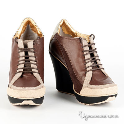 Ботильоны Galliano&Cavali, цвет цвет коричневый