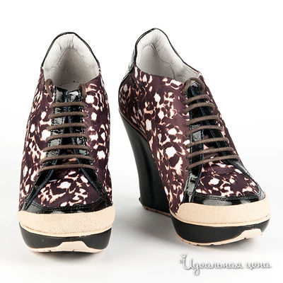 Ботильоны Galliano&Cavali, цвет цвет коричневый / принт леопард