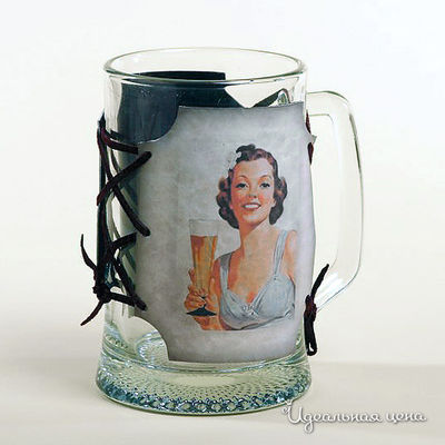 Кружка Кажан, цвет цвет бело-зеленый