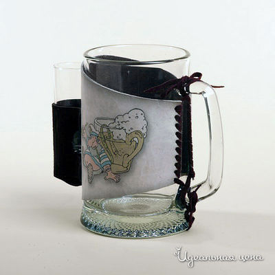 Кружка Кажан, цвет цвет белый / коричневый