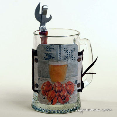 Кружка Кажан, цвет цвет коричневый / белый