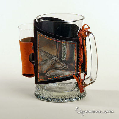 Кружка Кажан, цвет цвет коричнево-белый