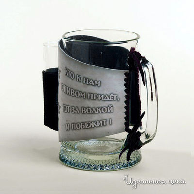 Кружка Кажан, цвет цвет коричнево-белый