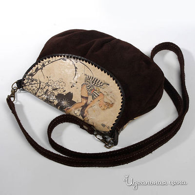 Сумка Кажан, цвет цвет бежево-коричневый