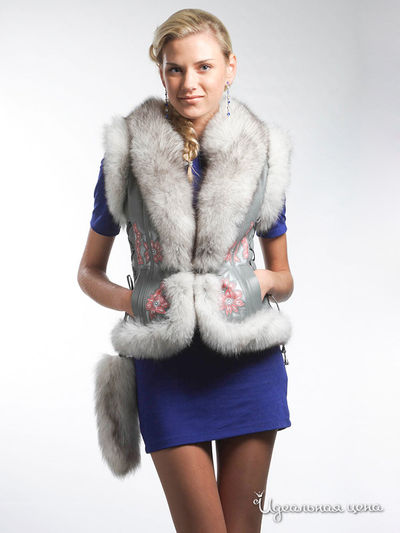 Жилетка Кажан, цвет цвет серый