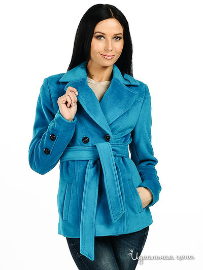 Пальто Hoops, цвет цвет синий