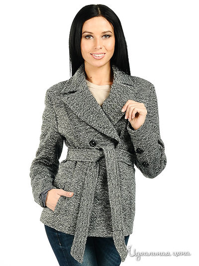 Пальто Hoops, цвет цвет серый