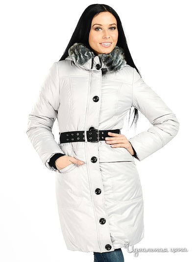 Пальто Hoops, цвет цвет светло-серый