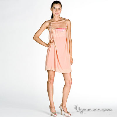 Платье Fornarina, цвет цвет розовый / персиковый