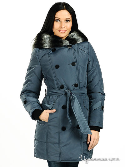 Пальто Hoops, цвет цвет синий