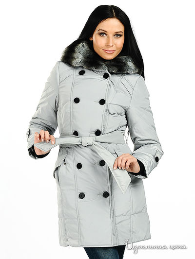 Пальто Hoops, цвет цвет серый