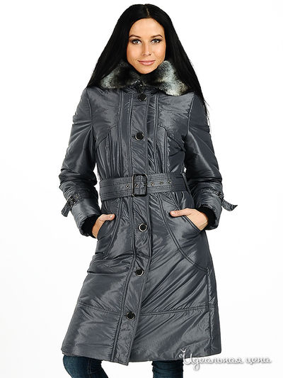 Пальто Hoops, цвет цвет темно-серый