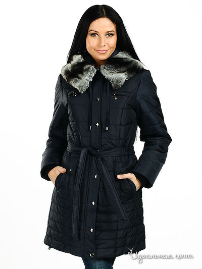 Пальто Hoops, цвет цвет темно-синий