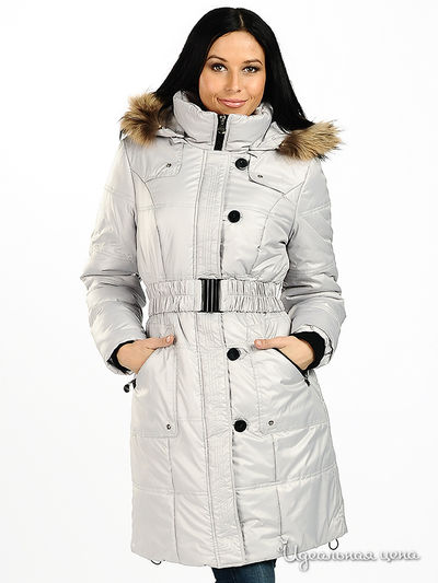 Пальто Hoops, цвет цвет светло-серый