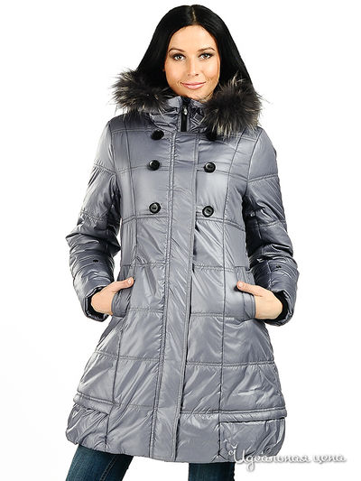 Пальто Hoops, цвет цвет серый