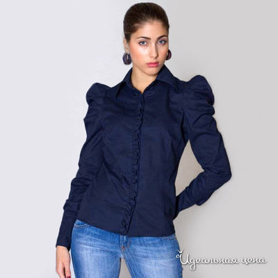 Блузка Bizzaro, цвет синяя