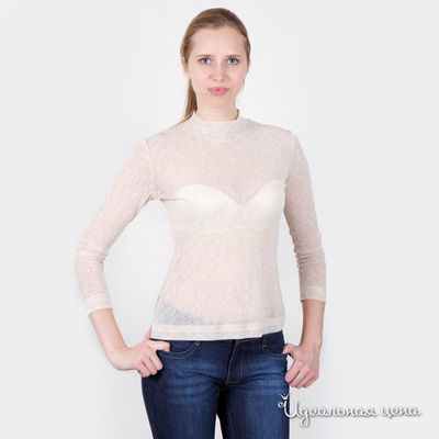 Блузка Bizzaro, цвет цвет бежевый