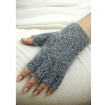 Перчатки Royal Angora, цвет цвет серый