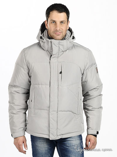 Пуховик Evolution, цвет цвет серый