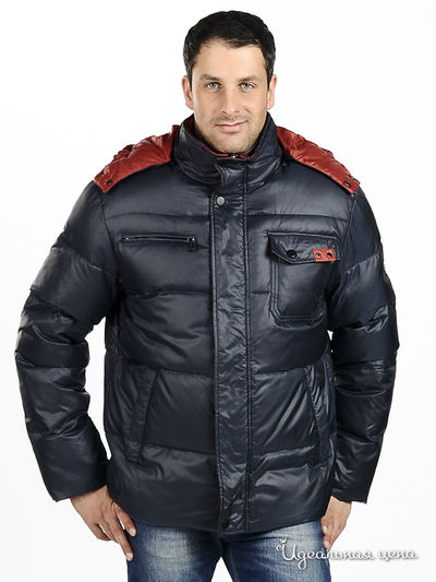 Пуховик Evolution, цвет цвет темно-синий