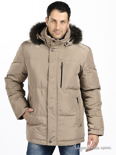 Пуховик Evolution, цвет цвет бежевый