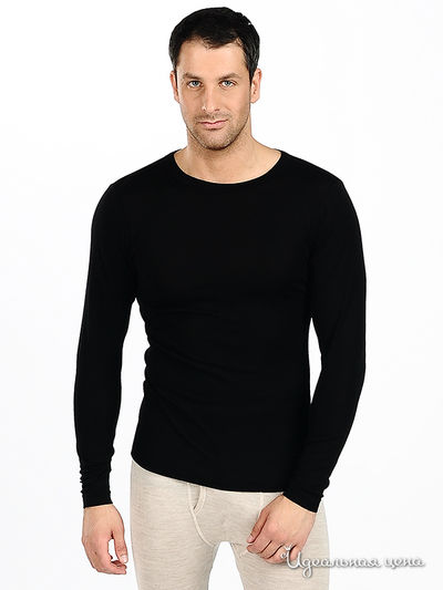 Лонгслив MANUFAT, цвет цвет черный