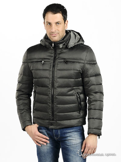 Пуховик Evolution, цвет цвет темно-серый