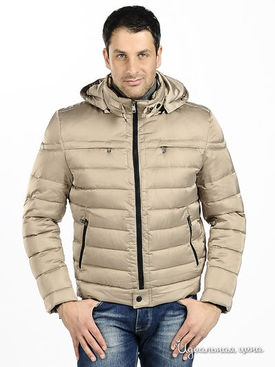 Пуховик Evolution, цвет цвет бежевый