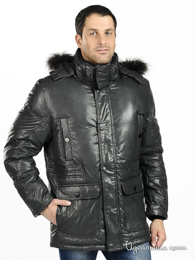 Пуховик Evolution, цвет цвет серый