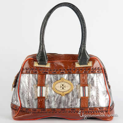 Сумка Gizia&Balizza, цвет цвет серебристый / коричневый