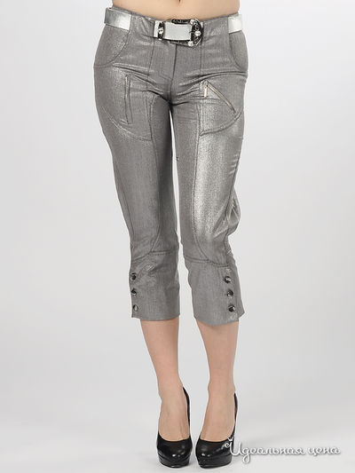 Капри Gizia&Balizza, цвет цвет серебристый