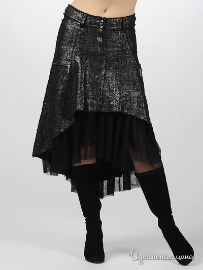 Юбка Gizia&Balizza, цвет цвет черный