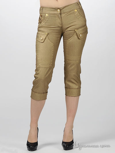 Капри Gizia&Balizza, цвет цвет золотистый