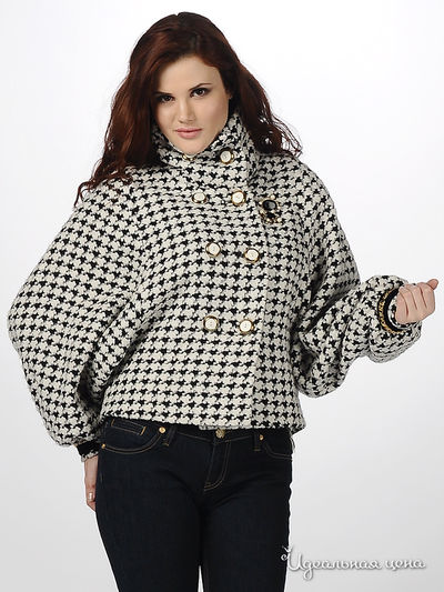 Жакет Gizia&Balizza, цвет цвет черный / белый