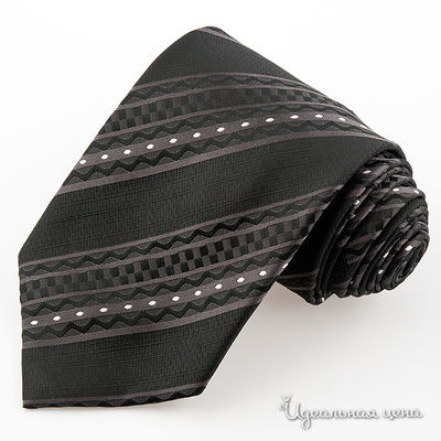 Галстук Batista Guero, цвет цвет черный / белый / коричневый