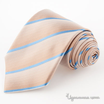 Галстук Batista Guero, цвет цвет бежевый / голубой