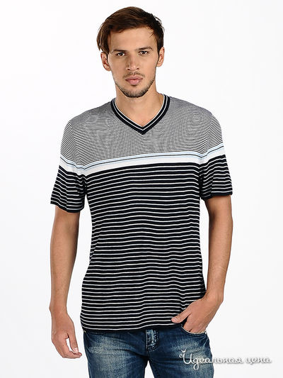 Пуловер Flash, цвет цвет темно-синий / голубой / белый