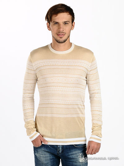 Джемпер Flash, цвет цвет бежевый / белый