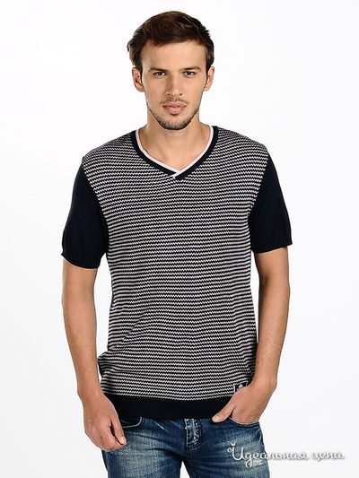 Пуловер Flash, цвет цвет темно-синий / розовый