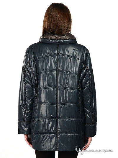 Куртка Luisa Cerano&amp;Rabe женская, цвет темно-синий / коричневый