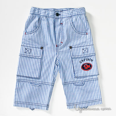 Брюки Knot so Bad, цвет цвет голубой / белый