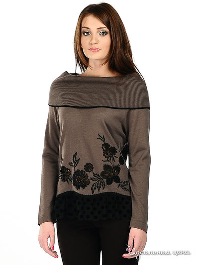 Джемпер Luisa Cerano&Rabe, цвет цвет коричневый / черный