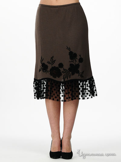 Юбка Luisa Cerano&Rabe, цвет цвет светло-коричневый