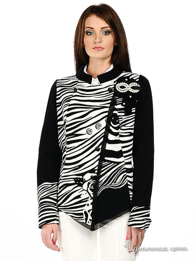 Жакет Luisa Cerano&Rabe, цвет цвет черный / белый