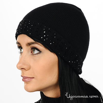 Шапка Alessandro Bonimi, цвет цвет черный