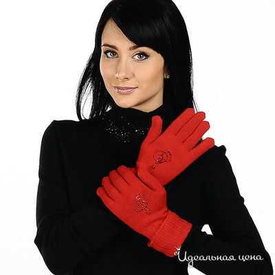 Перчатки Alessandro Bonimi, цвет цвет красный