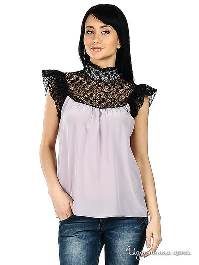 Блуза Alessandro Bonimi, цвет цвет лиловый