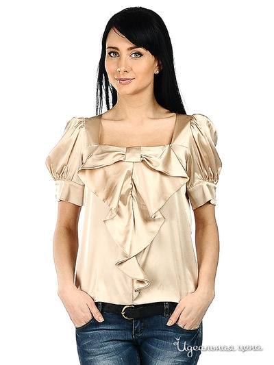 Блуза Alessandro Bonimi, цвет цвет бежевый