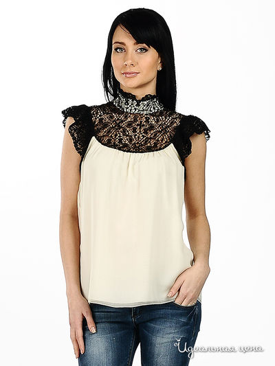 Блуза Alessandro Bonimi, цвет цвет бежевый