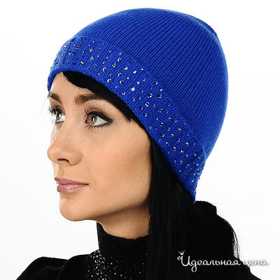 Шапка Alessandro Bonimi, цвет цвет синий